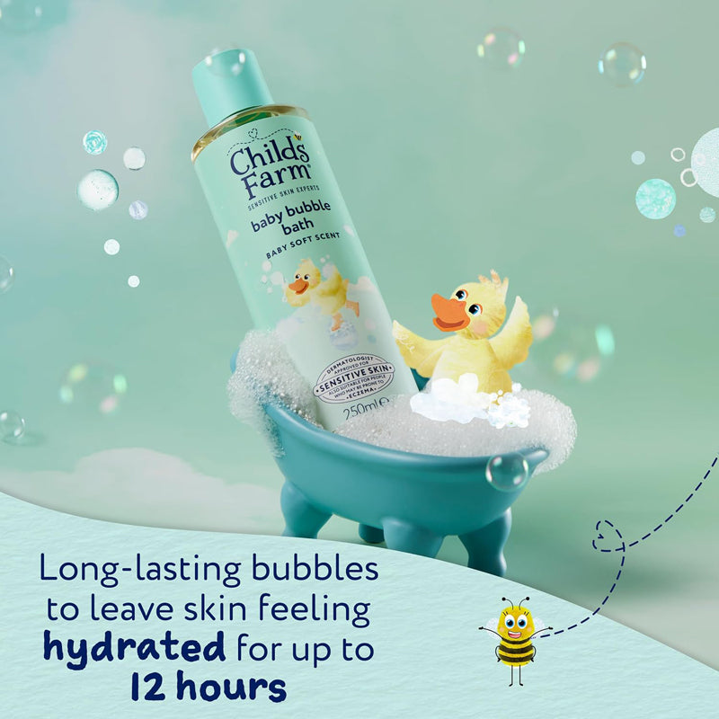 Child's Farm Baby Shampoo & Body Wash 250ml 3 Pack