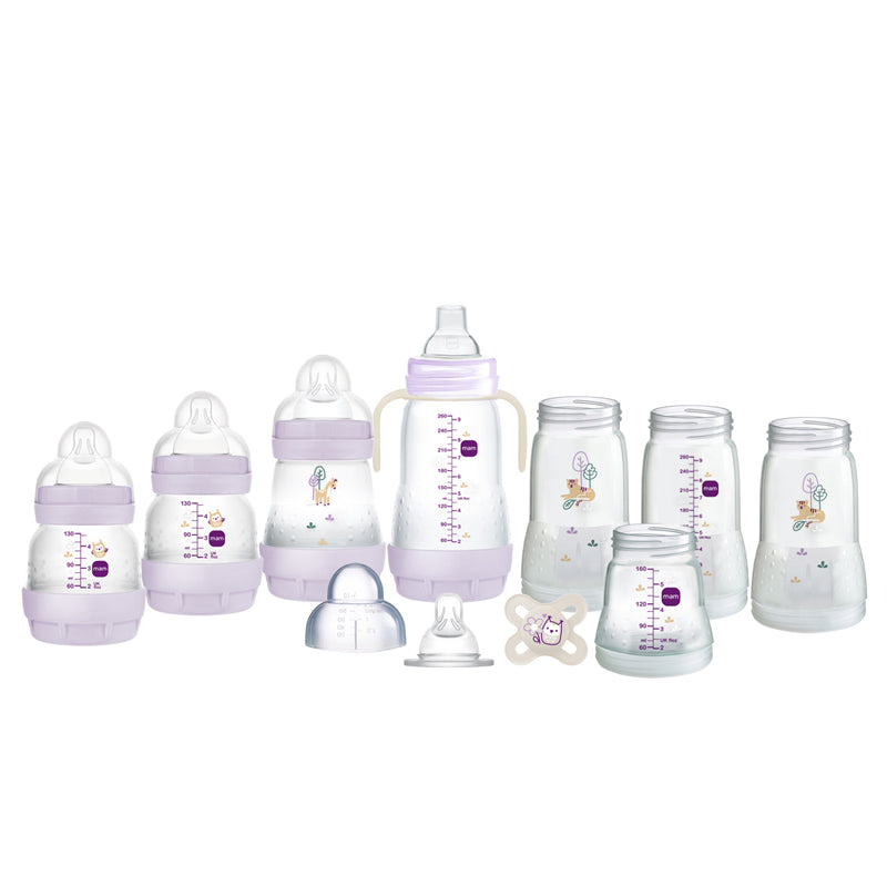 MAM Newborn Bottle Starter Set Lilac