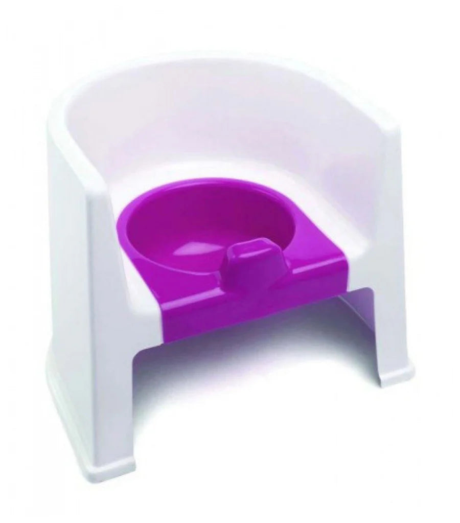 The Neat Nursery Co. Potty Chair White Pink