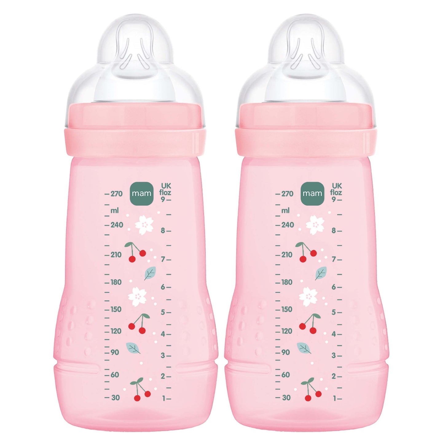 Mam Bottle Easy Active 270ml 2 Pack Pink