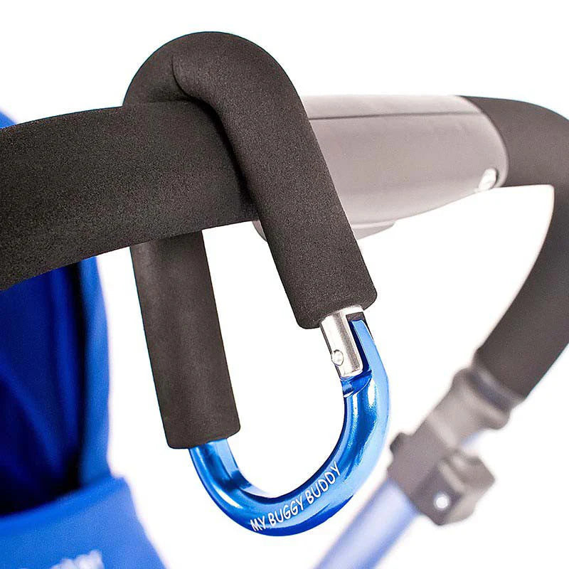 My Buggy Buddy Stroller Pushchair Universal Clip Blue