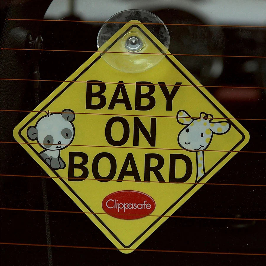 Clippasafe Baby Child on Board Sign