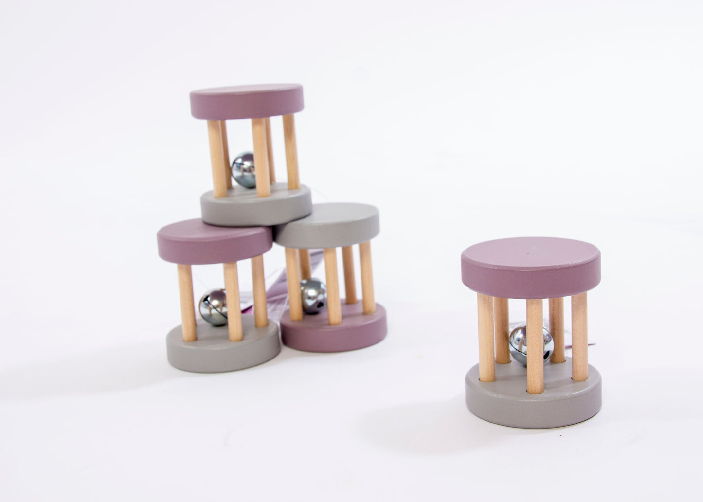 Belo And Me Wooden Bell Rattle