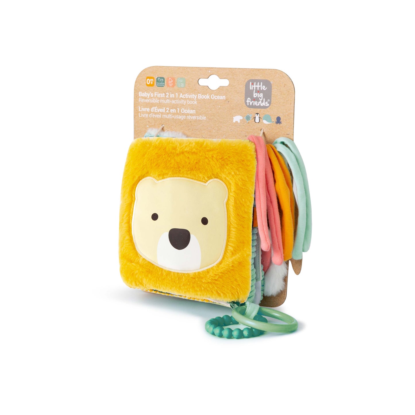 Little Big Friends Soft Activity Book 2 in 1 Jungle