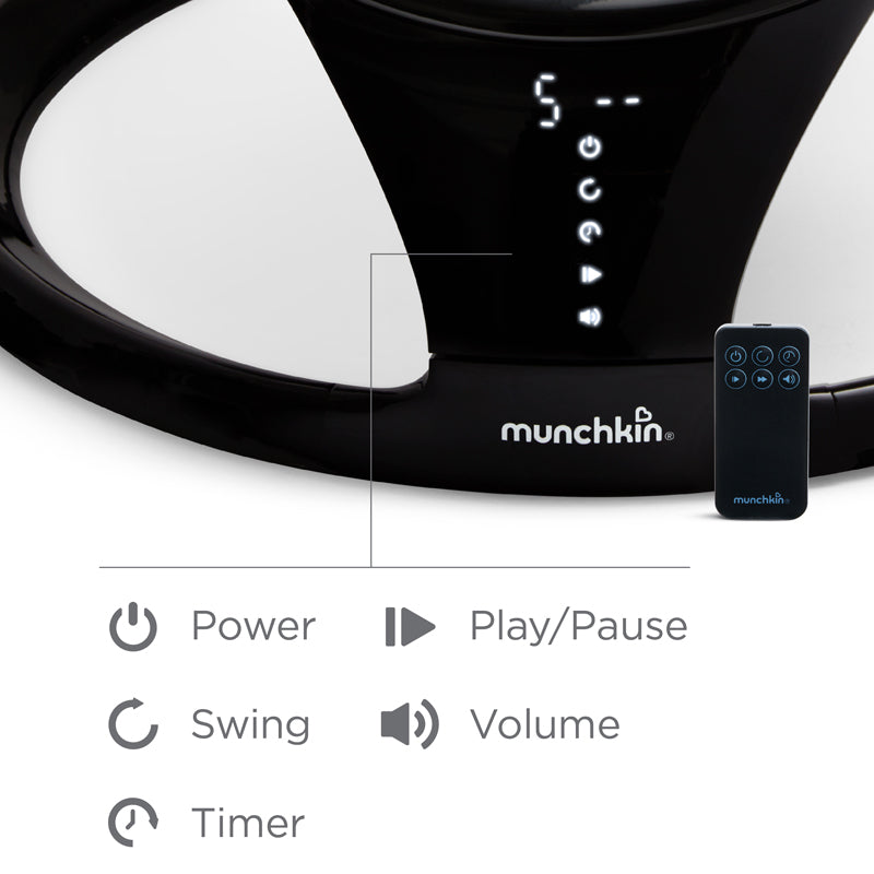 Munchkin Baby Swing Black