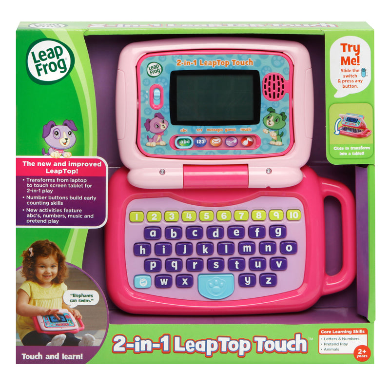 Leap Frog 2-in-1 LeapTop Touch Laptop Pink