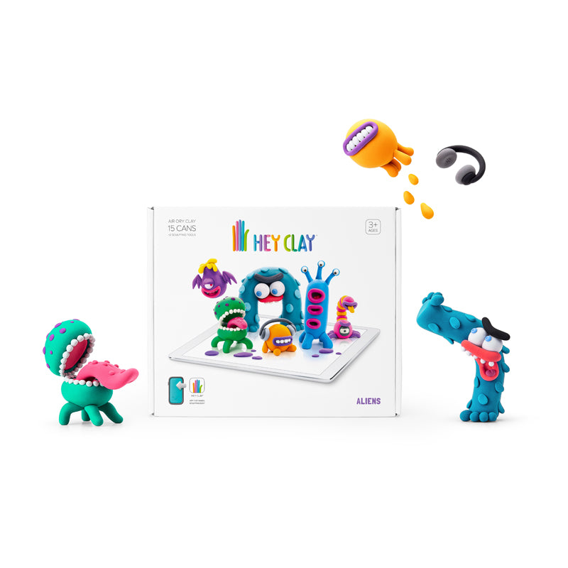 Hey Clay Aliens Set