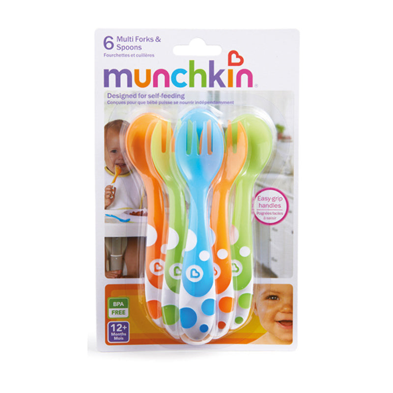 Munchkin Multi Forks and Spoons 6Pk