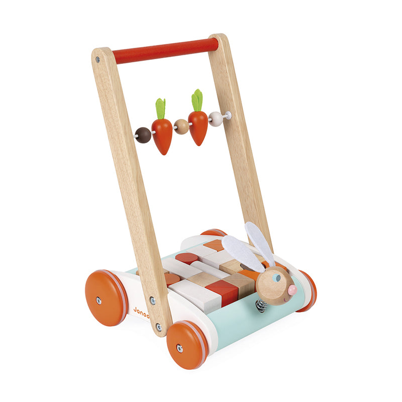 Janod Rabbit Block Cart
