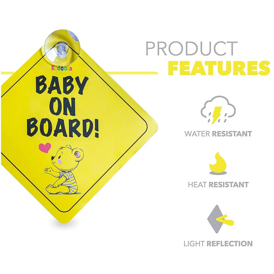 Clippasafe Baby Child on Board Sign