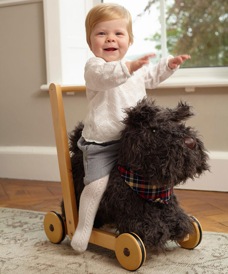 Little Bird Told Me Push Along Scottie Dog