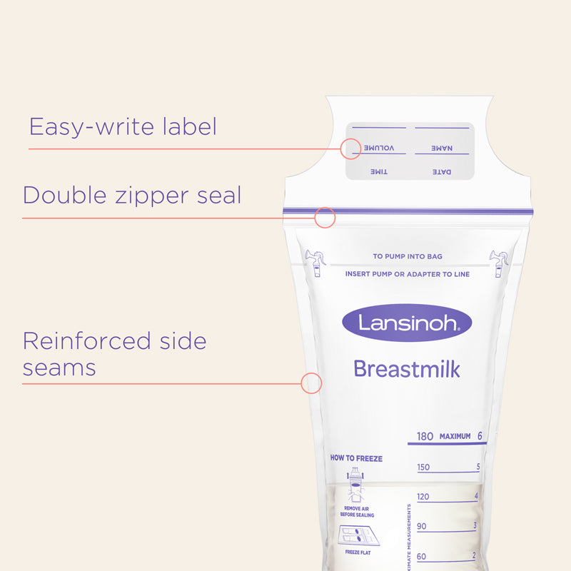 Lansinoh Milk Storage Bags 50Pk
