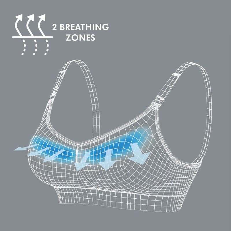 Medela Keep Cool Maternity & Nursing Bra White