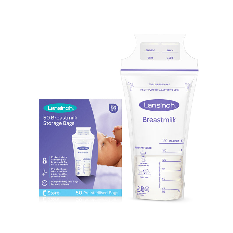 Lansinoh Milk Storage Bags 50Pk