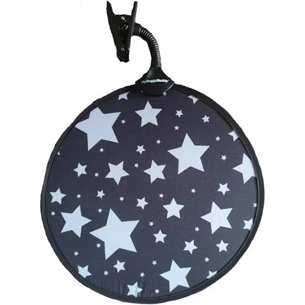 My Buggy Buddy Sunshade Silver Stars