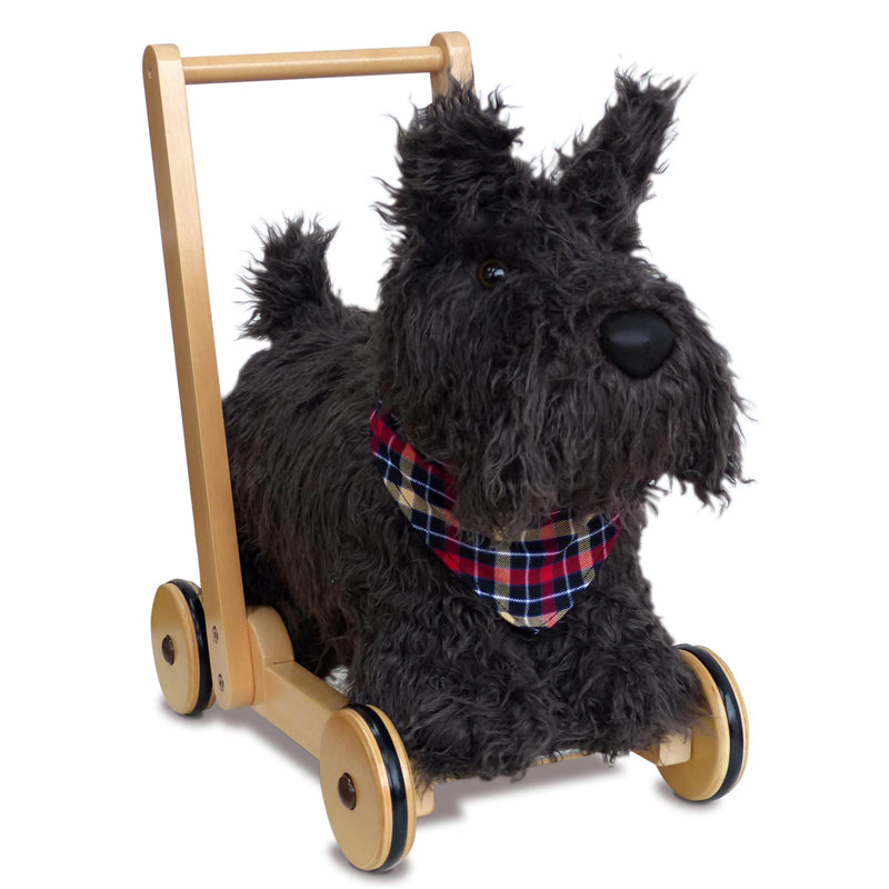 Little Bird Told Me Push Along Scottie Dog