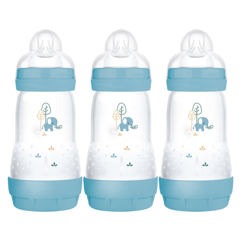MAM Easy Start Anti-Colic Bottle 260ml 3Pk Blue