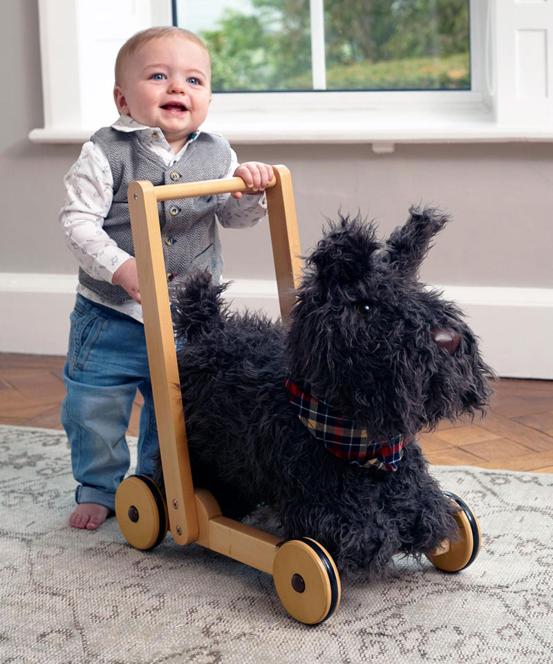 Little Bird Told Me Push Along Scottie Dog