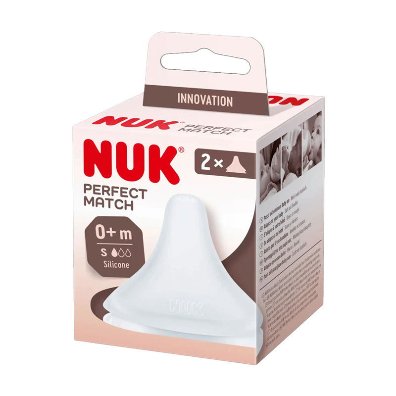 NUK Perfect Match Teat Slow 2Pk