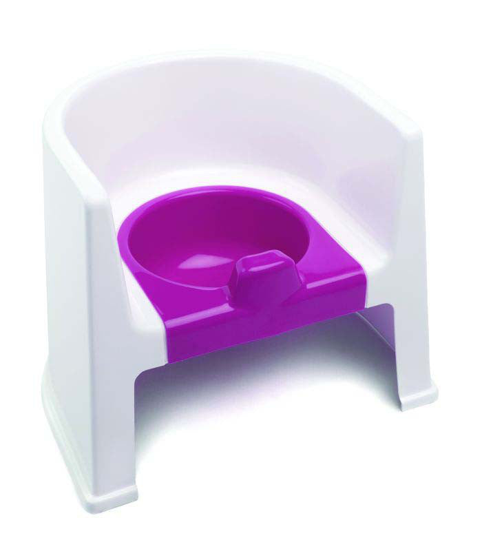 The Neat Nursery Co. Potty Chair White Pink