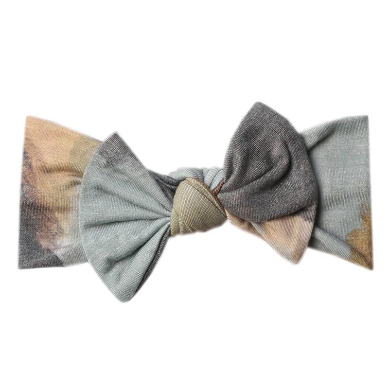 Copper Pearl Knit Headband Picasso