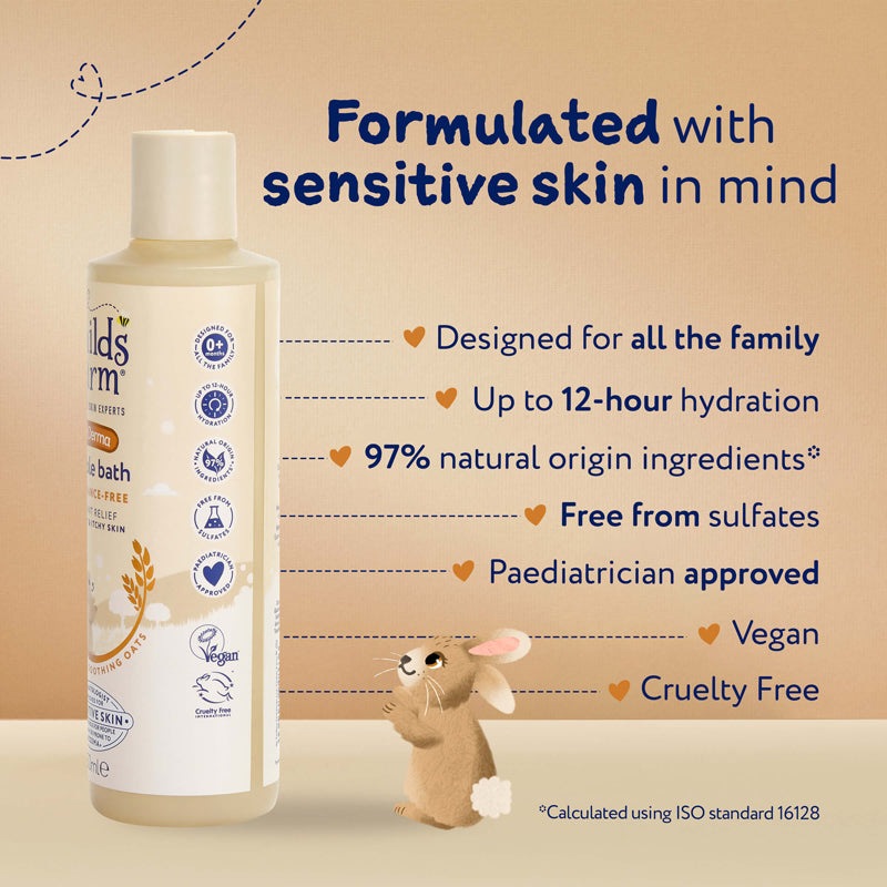 Child's Farm OatDerma Hair & Body Wash 250ml 3 Pack