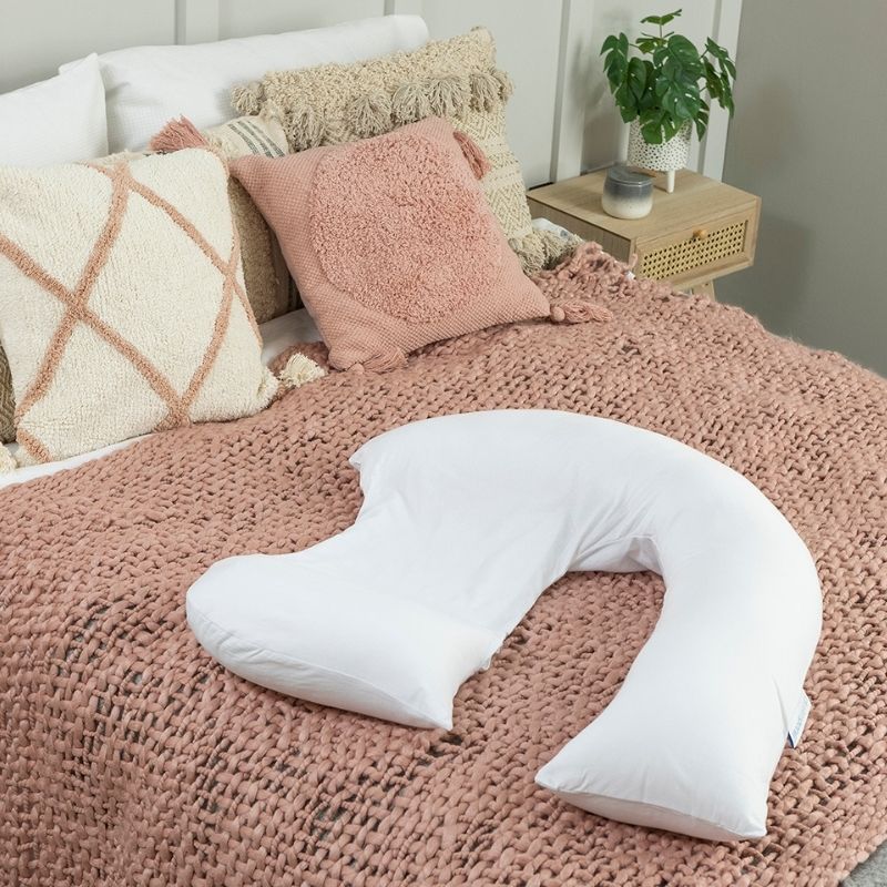 Dreamgenii Pregnancy Pillow COVER White