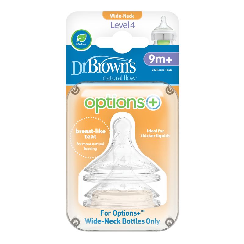 Dr. Brown's Options+ 9m Teat 2Pk