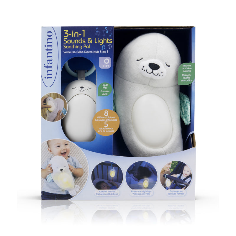 Infantino 3-In-1 Sounds & Lights Soothing Pal
