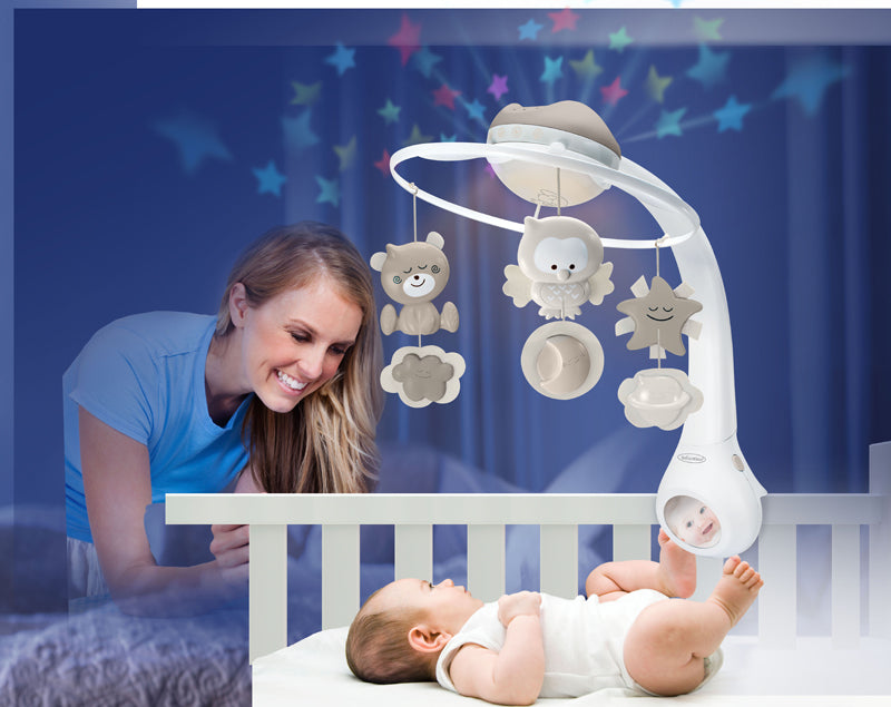 Infantino 3 in 1 Projector Musical Mobile Grey
