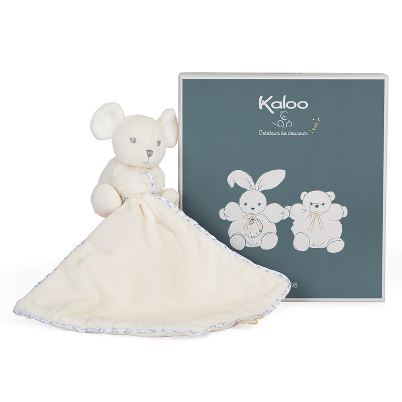 Kaloo Perle Hug Doudou Mouse Cream