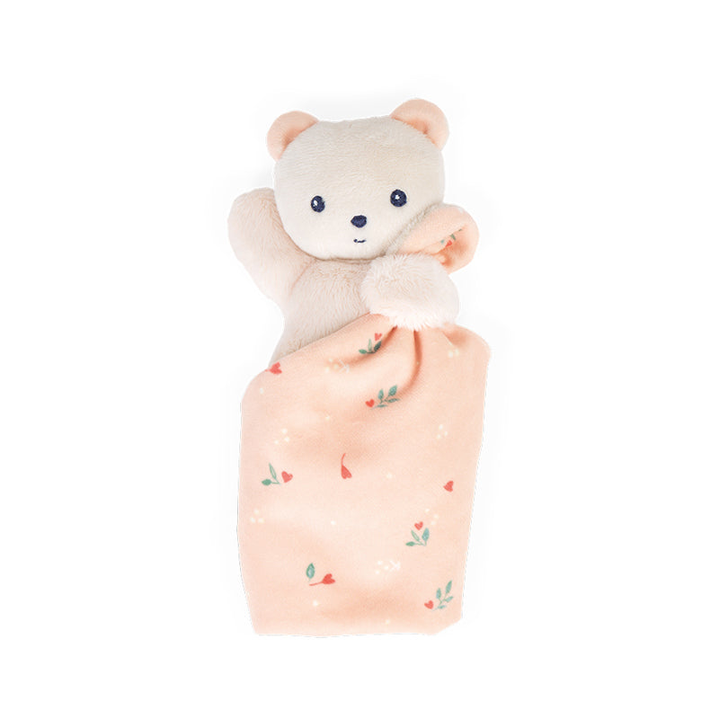 Kaloo Carre Douceur Doudou Bear Leaves of Love 17cm