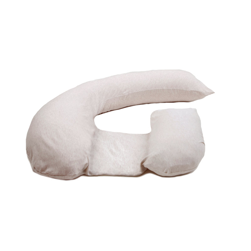 Dreamgenii Pregnancy Support and Feeding Pillow Beige Marl