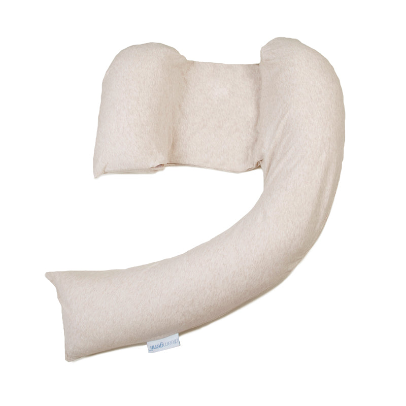 Dreamgenii Pregnancy Support and Feeding Pillow Beige Marl