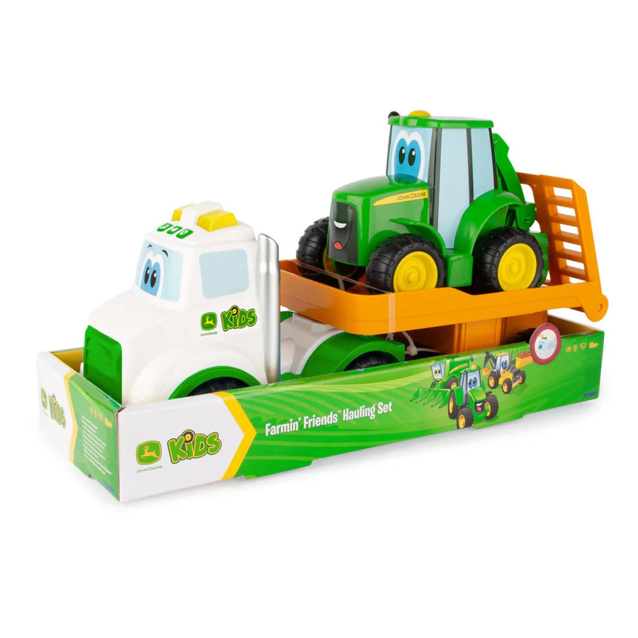 John Deere Lights & Sounds Farmin' Friends Hauling Set