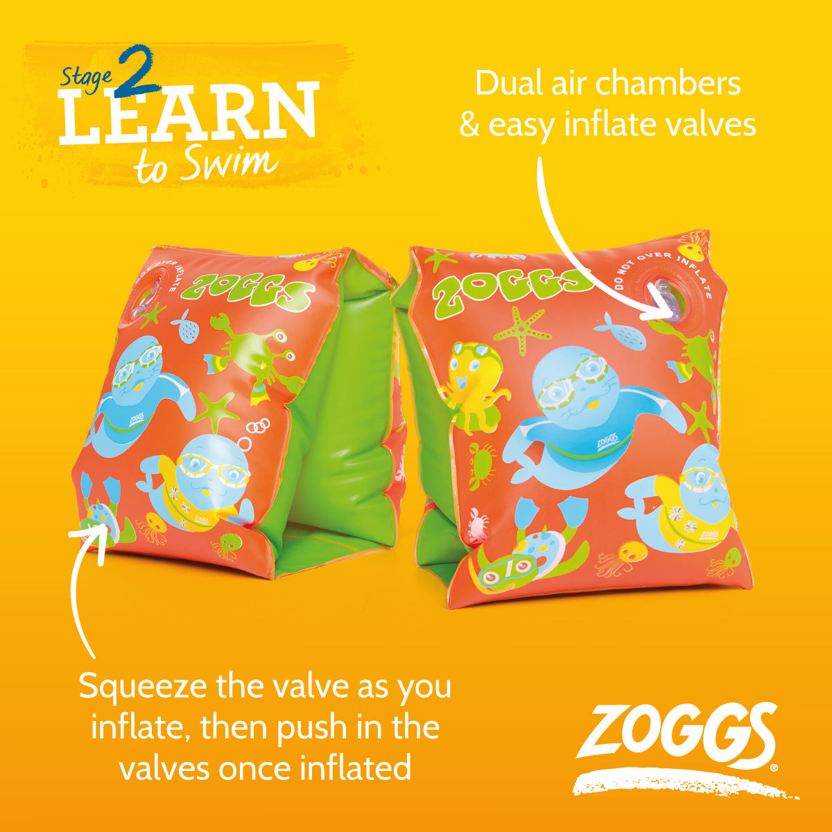 Zoggs Armbands Zoggy 1-6 Years