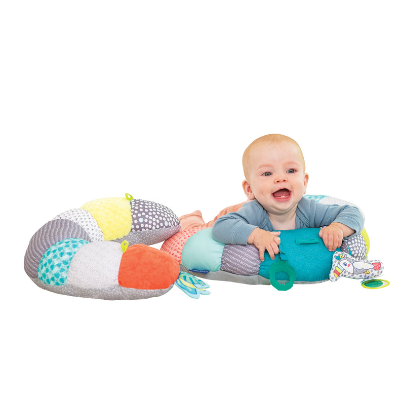 Infantino Prop-A-Pillar Tummy Time & Seated Support Pastel