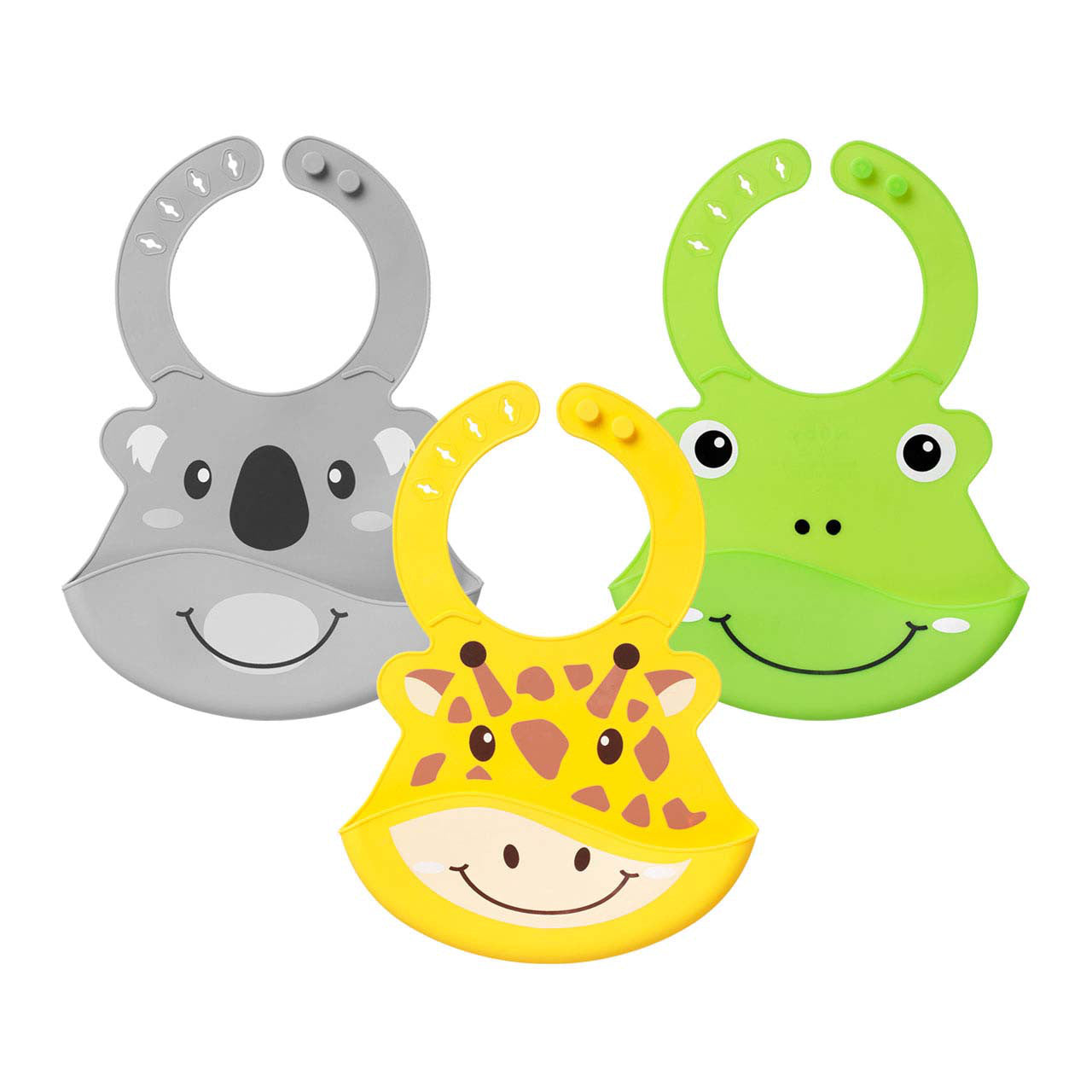 Nuby Bib Roly Poly Pack of 3