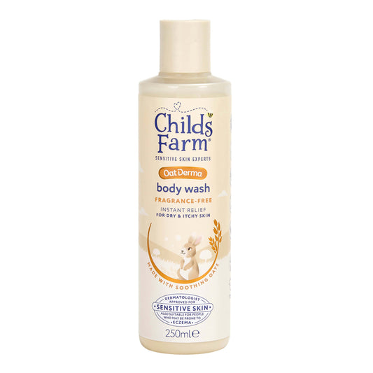 Child's Farm OatDerma Hair & Body Wash 250ml 3 Pack