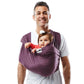 Baby K'tan Solid Cotton Carrier Eggplant Size S