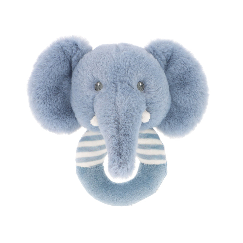 Keel Toys Keeleco Ezra Elephant Ring Rattle 14cm