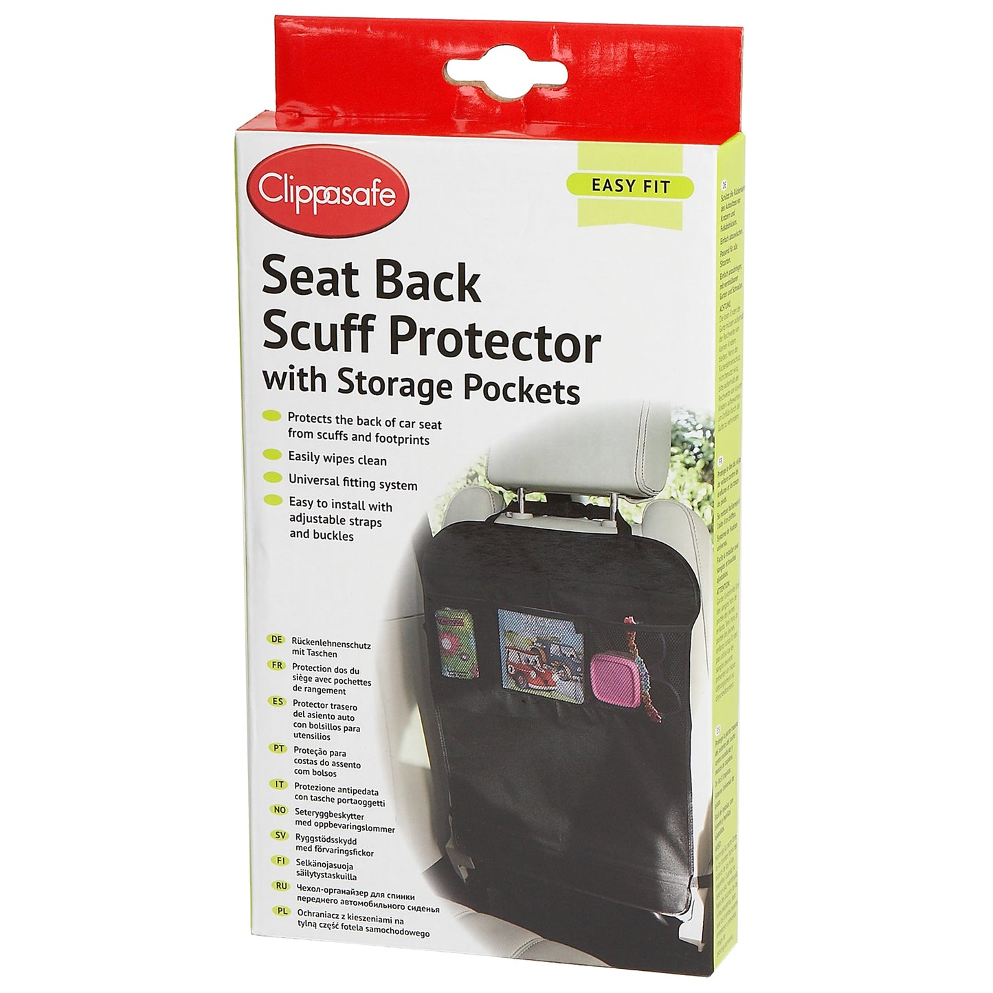 Clippasafe Auto Seat Back Scuff Protector