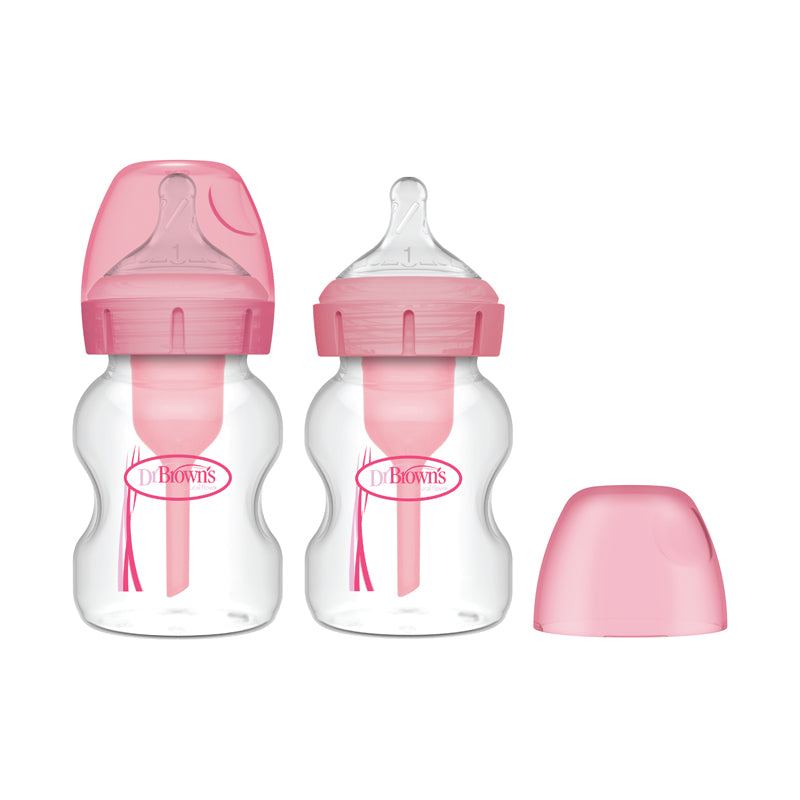 Dr Brown's Options+ Bottle Pink 150ml 2Pk