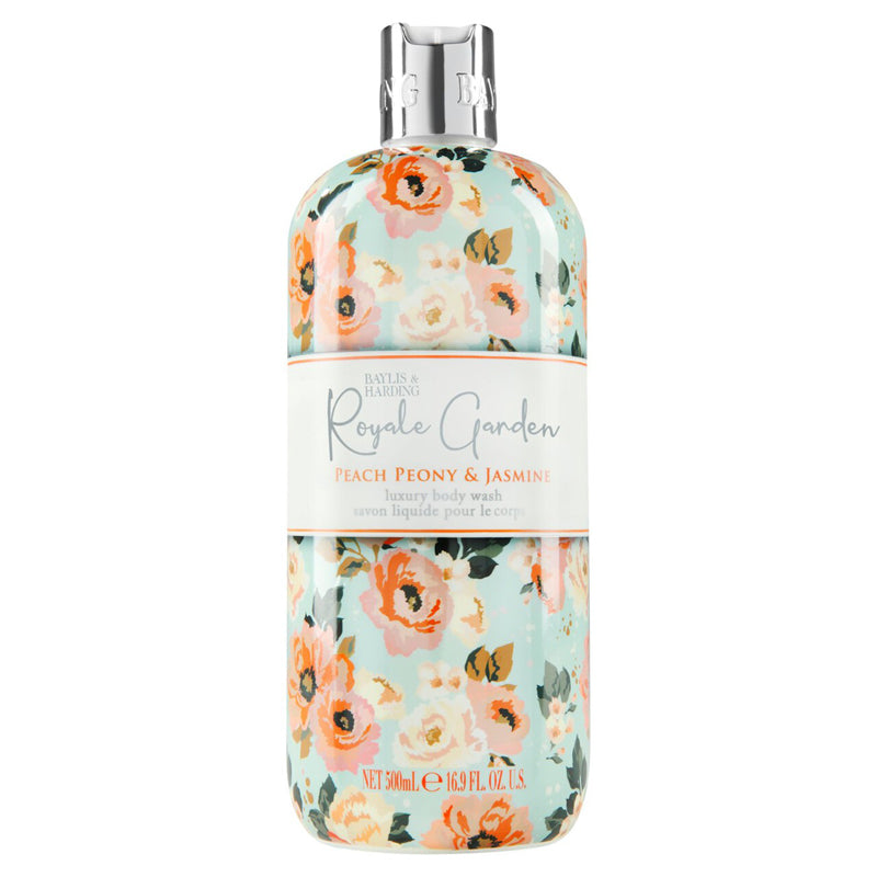 Baylis & Harding Royale Garden Peach Peony & Jasmine Body Wash 6 x 500ml