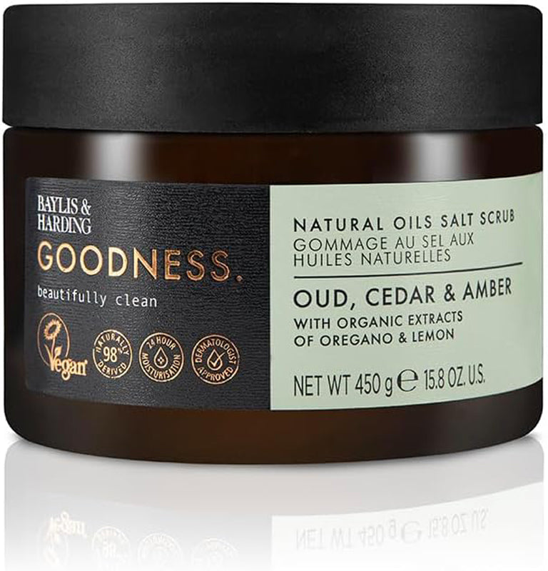 Baylis & Harding Goodness Oud Body Scrub 3 x 450g