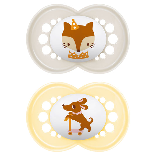 MAM Original Soother Unisex Cute 6m+ 2Pk