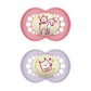 MAM Night Pink Soother 16m+ 2Pk