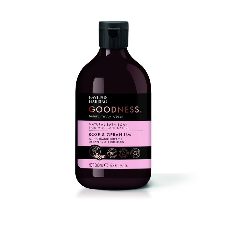 Baylis & Harding Goodness Rose Bath Soak 3 x 500ml