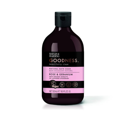 Baylis & Harding Goodness Rose Bath Soak 3 x 500ml