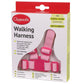 Clippasafe Harness & Reins Easy Wash Pink